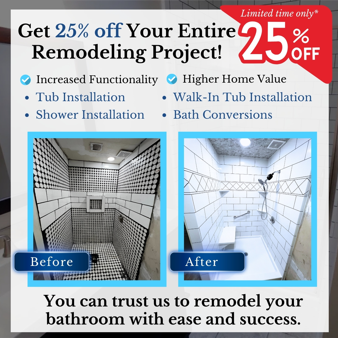 20% off Entire Remodeling Project